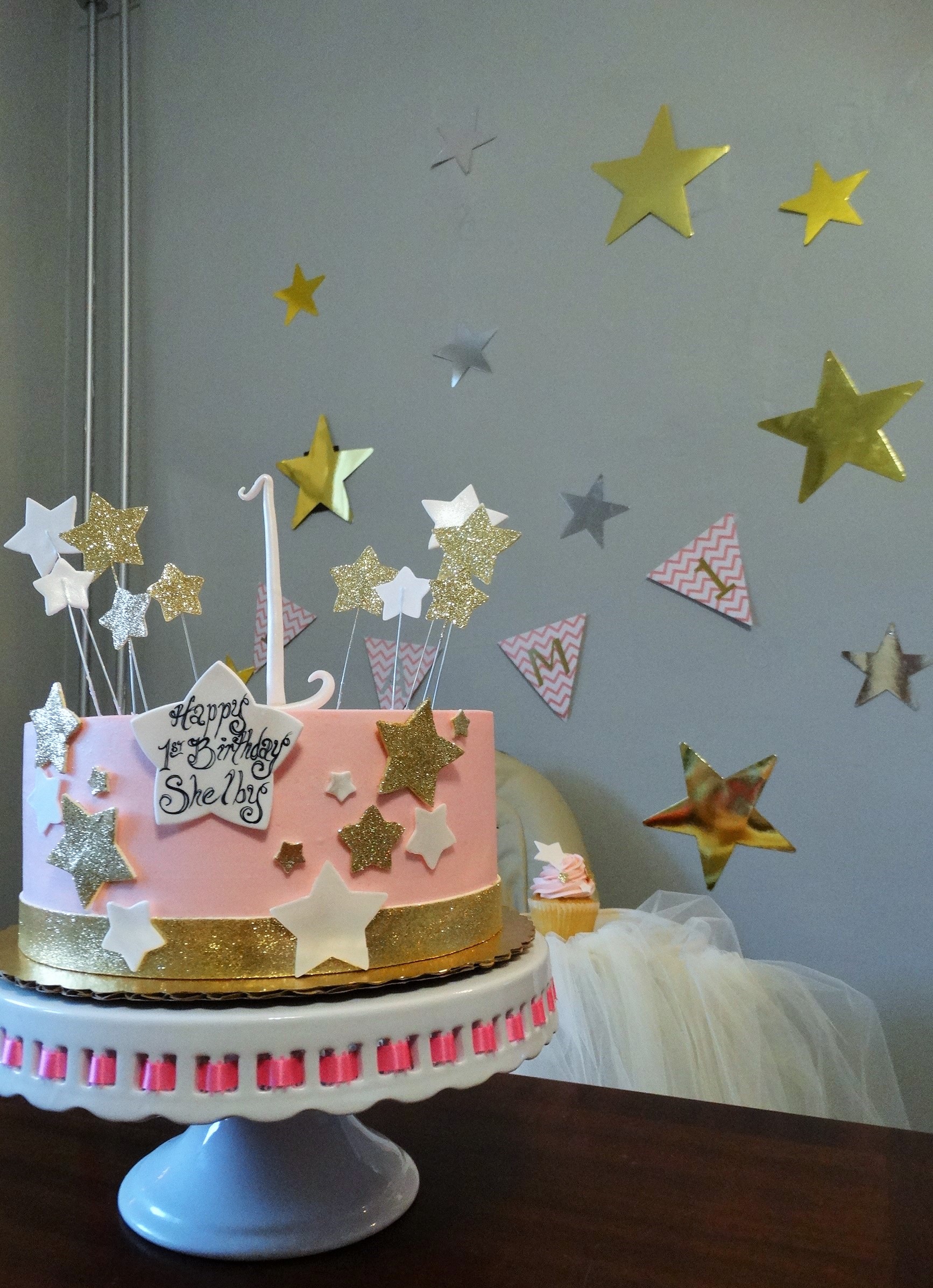 Twinkle Twinkle Little Star Birthday Cake