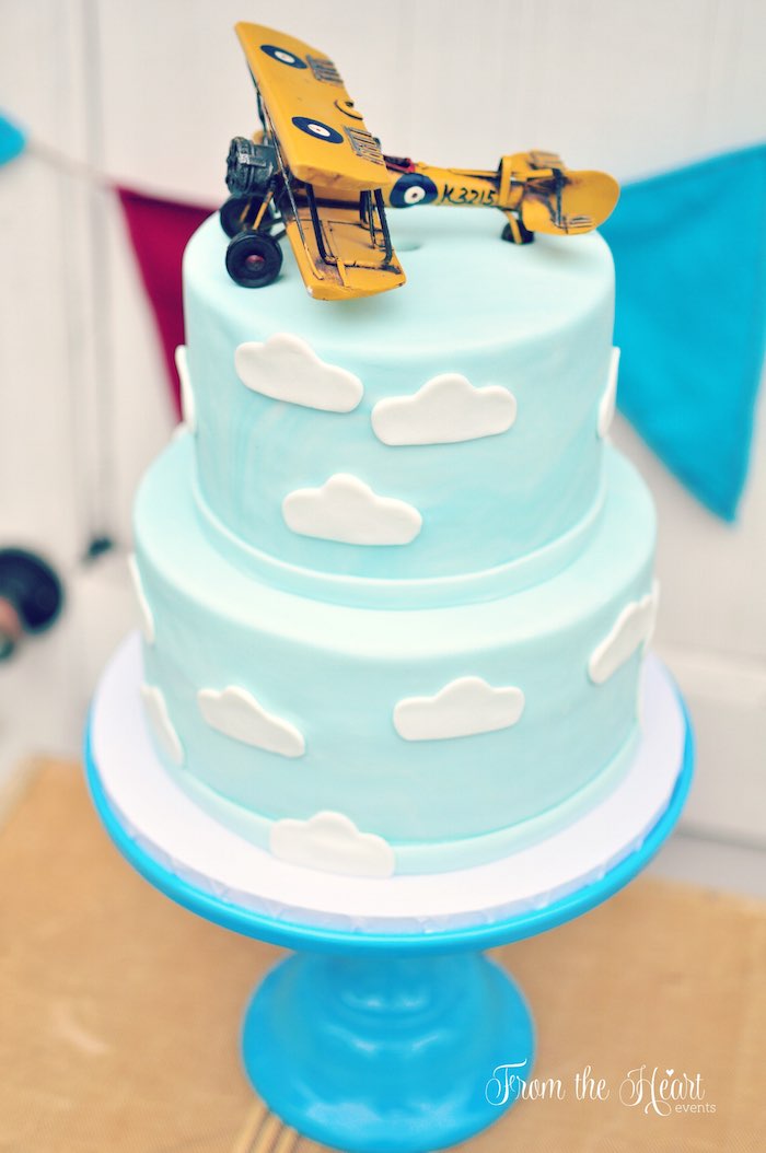 Vintage Airplane 1st Birthday Party