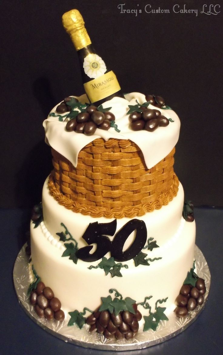 Wine Birthday Cake Ideas