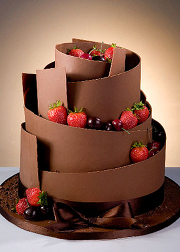 2 Layer Chocolate Birthday Cake