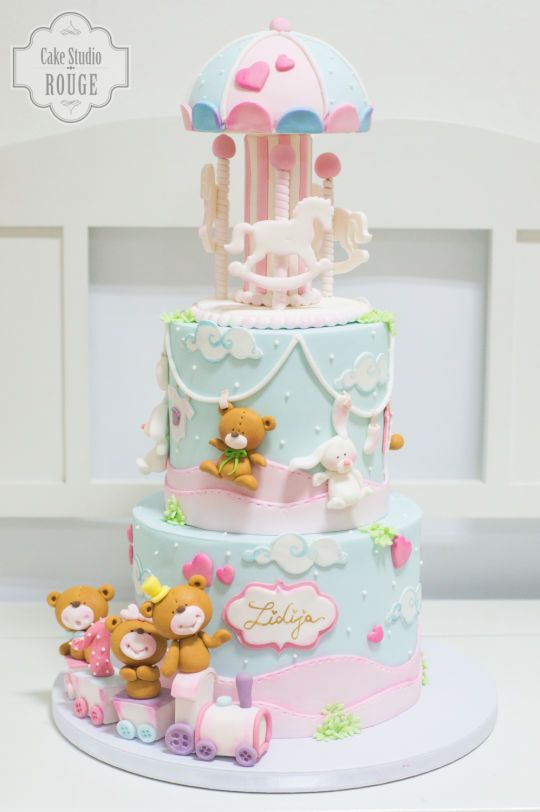 Baby Carousel Cake