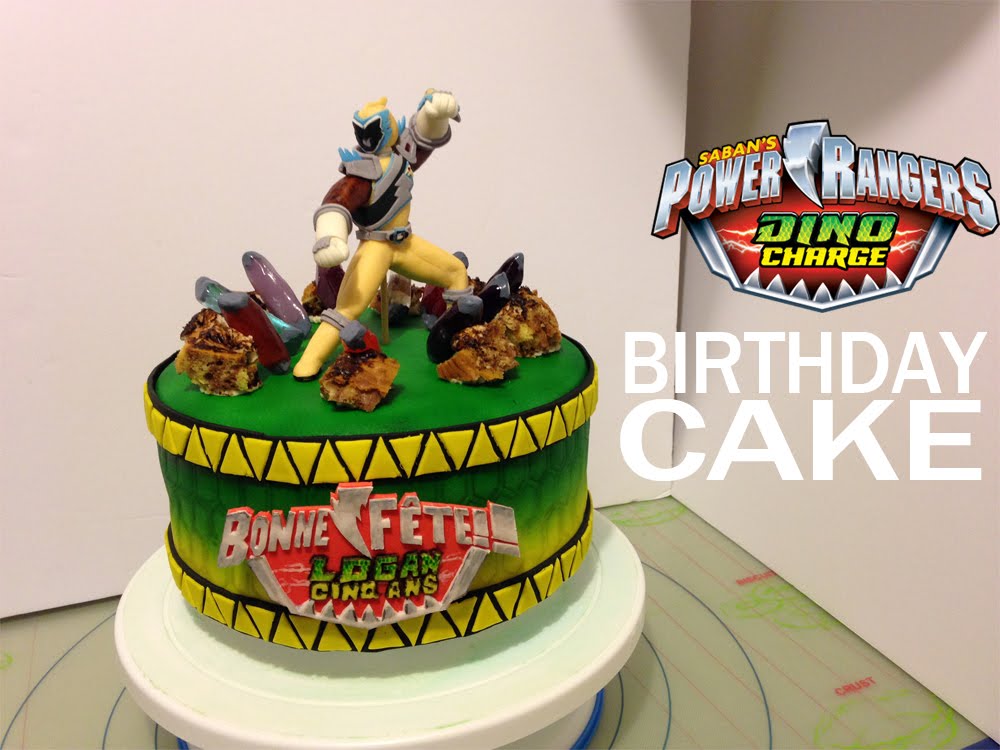 Birthday Cake Power Rangers Dino Charge