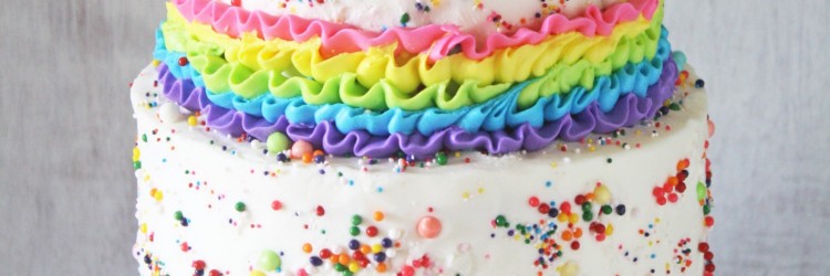 Birthday Cake with Sprinkles