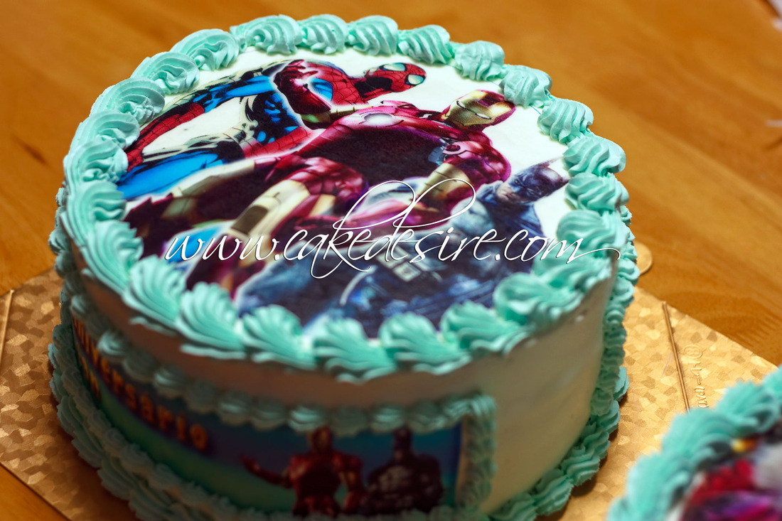 Cakes with Rice Paper Images