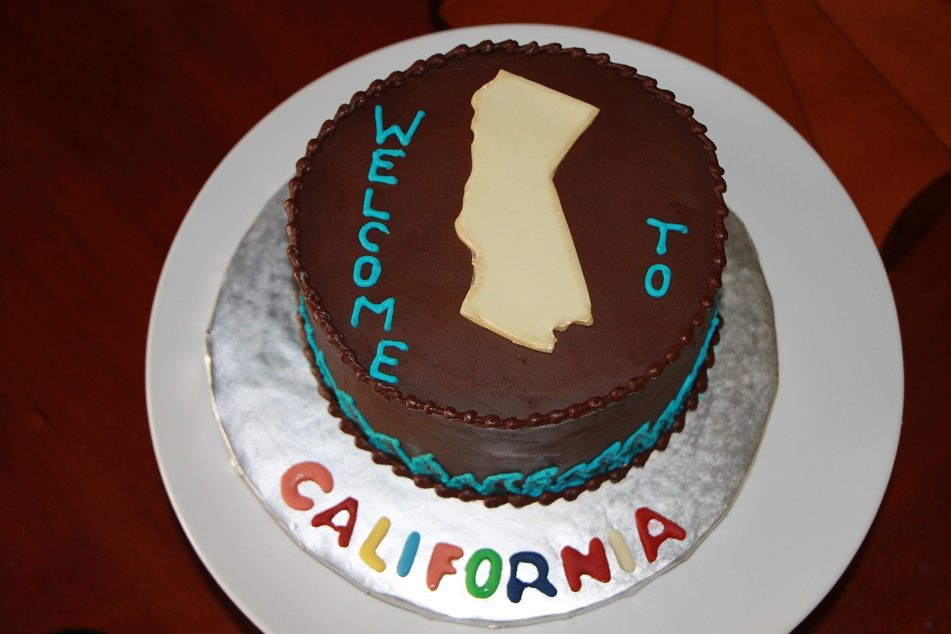 California Birthday Cake