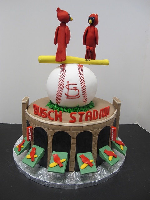 Cardinals Baseball Birthday Cake