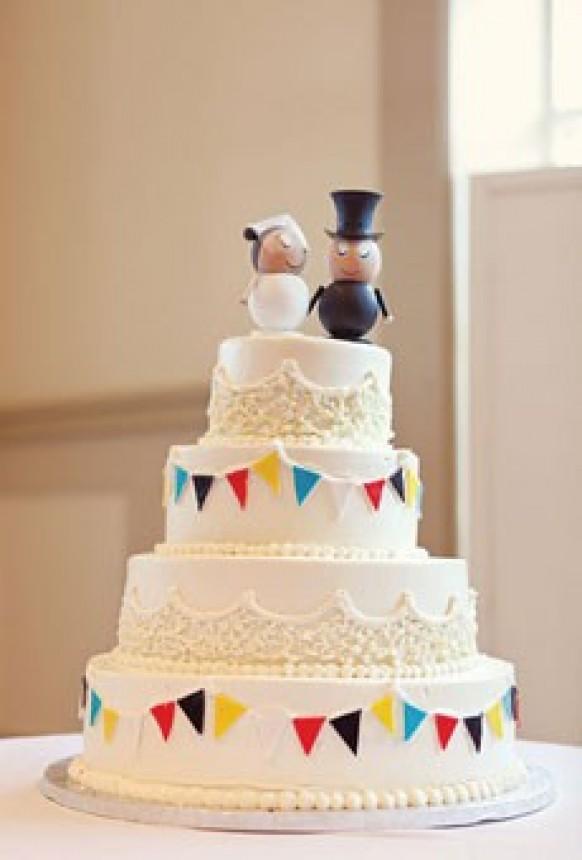 Carnival Themed Wedding Cake