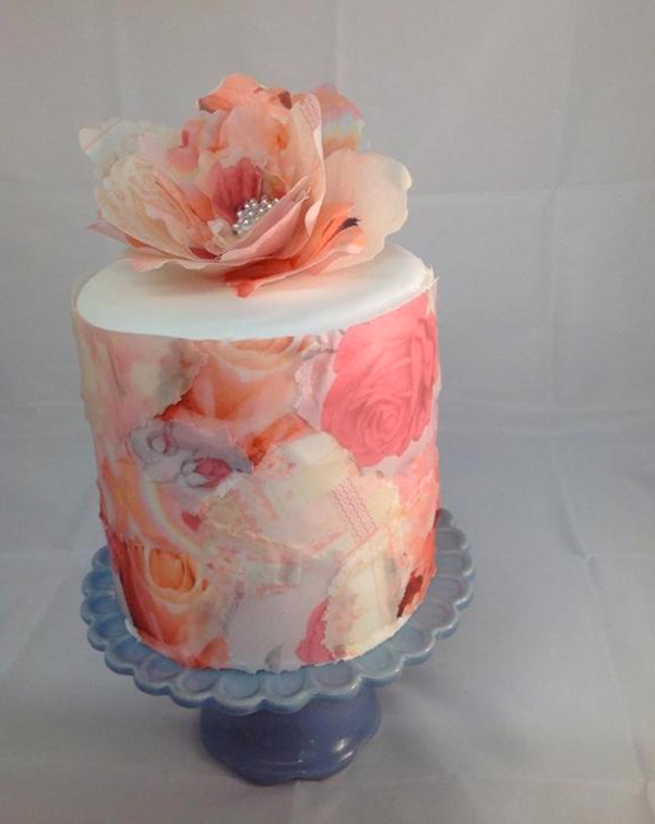 11 Photos of Using Rice Paper On Cakes