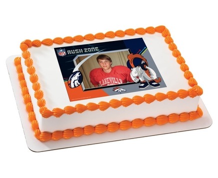 Denver Broncos Birthday Cake