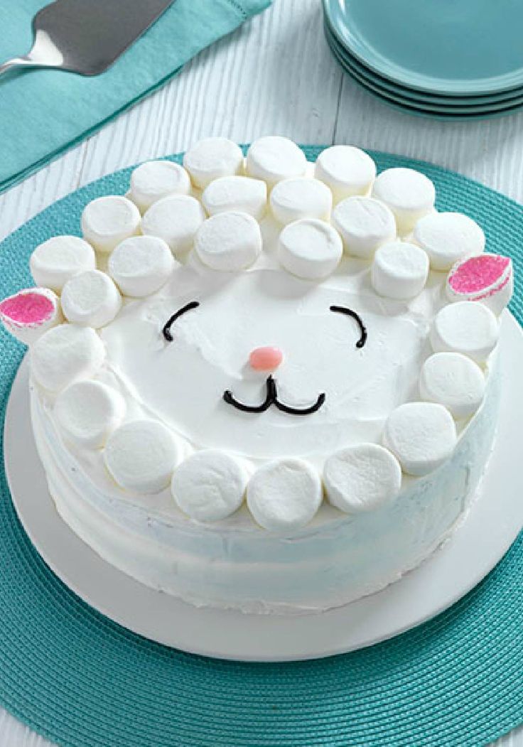 8 Cute Easy Cakes Decorated Photo Easy Birthday Cake Decorating