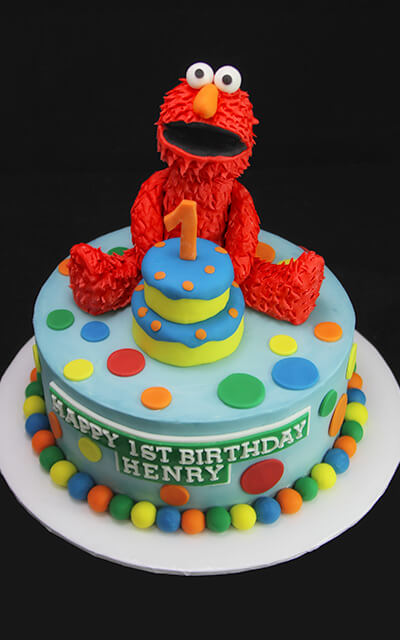 Elmo First Birthday Cake