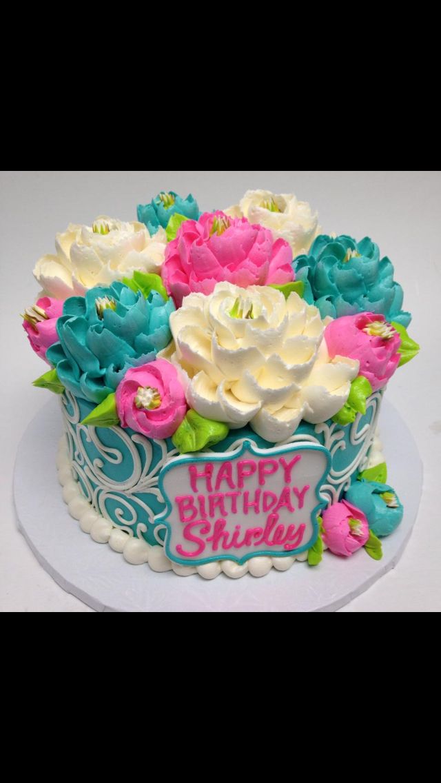 Flower Birthday Cake