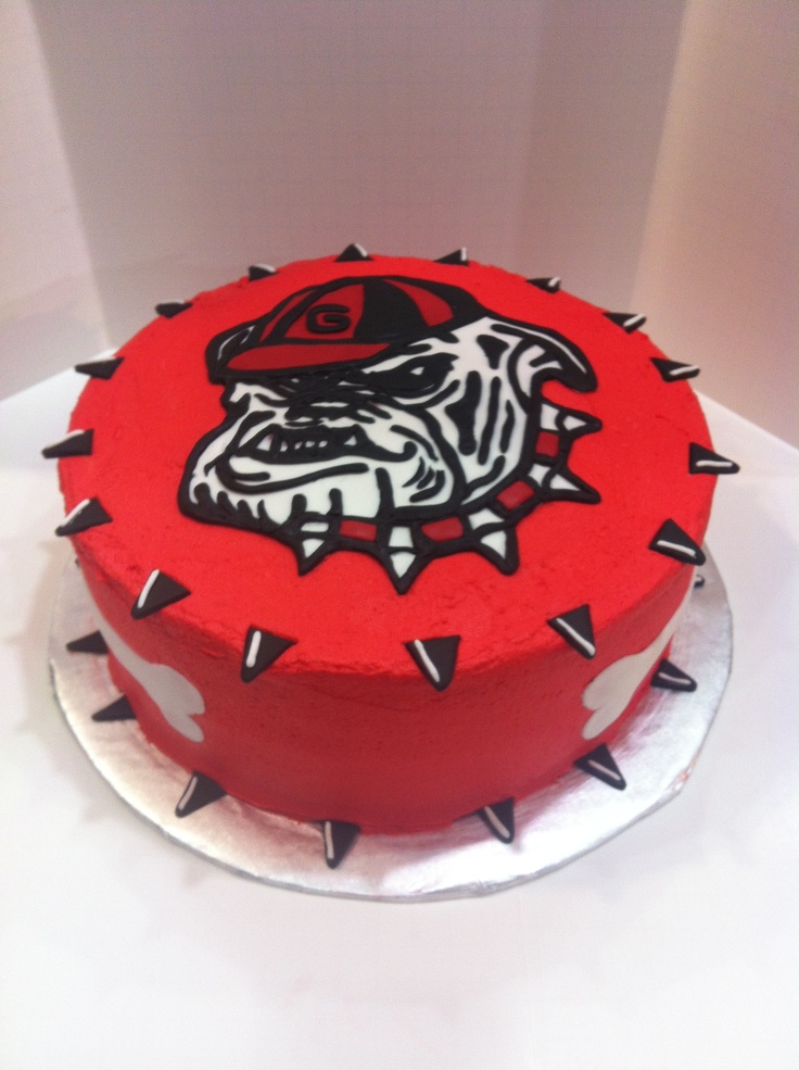 Georgia Bulldogs Birthday Cake