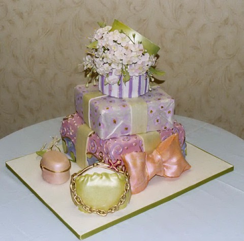 Gift Box Wedding Cake Looks Like