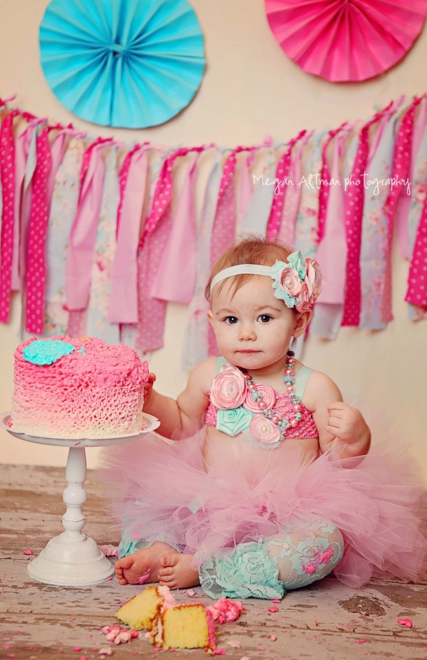 Girl 1st Birthday Smash Cake Outfit