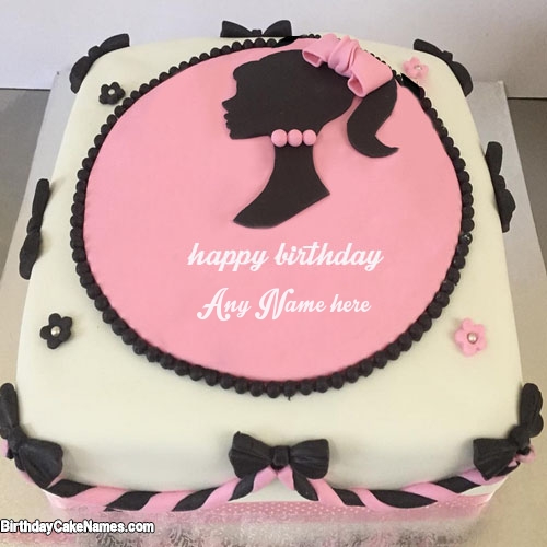 Girl Birthday Cake with Name