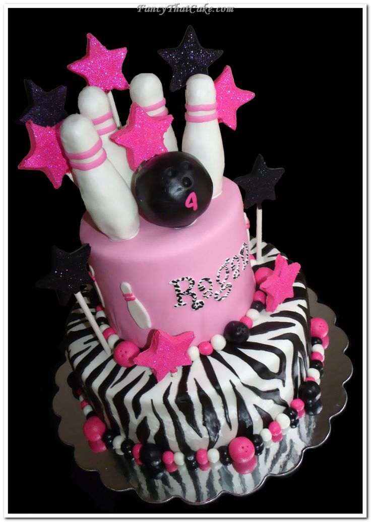 11 Photos of Bowling Birthday Cakes For Girls