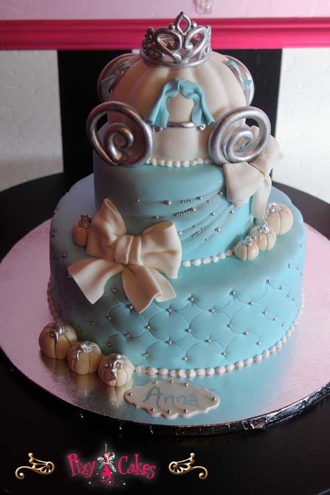 Girls Princess Birthday Cake