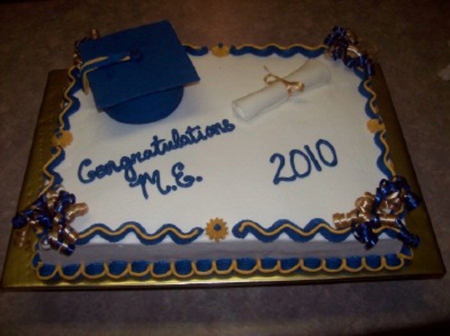 Graduation Sheet Cake