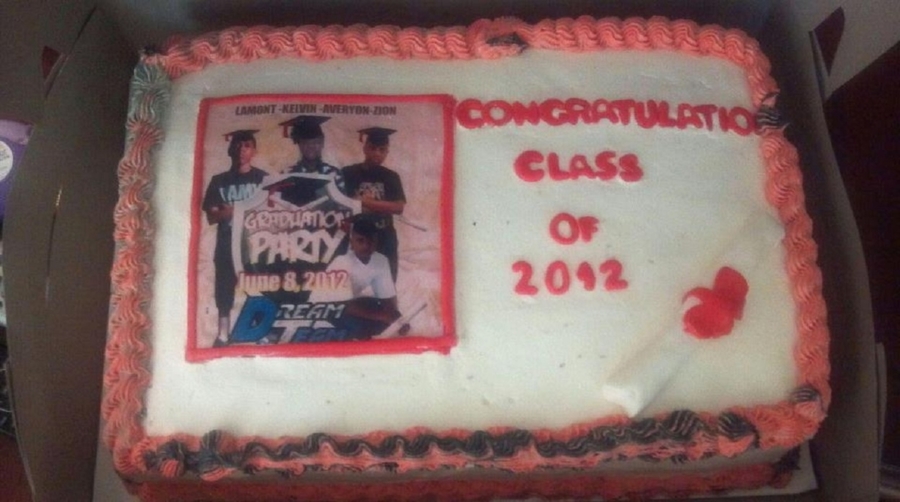 Graduation Sheet Cake