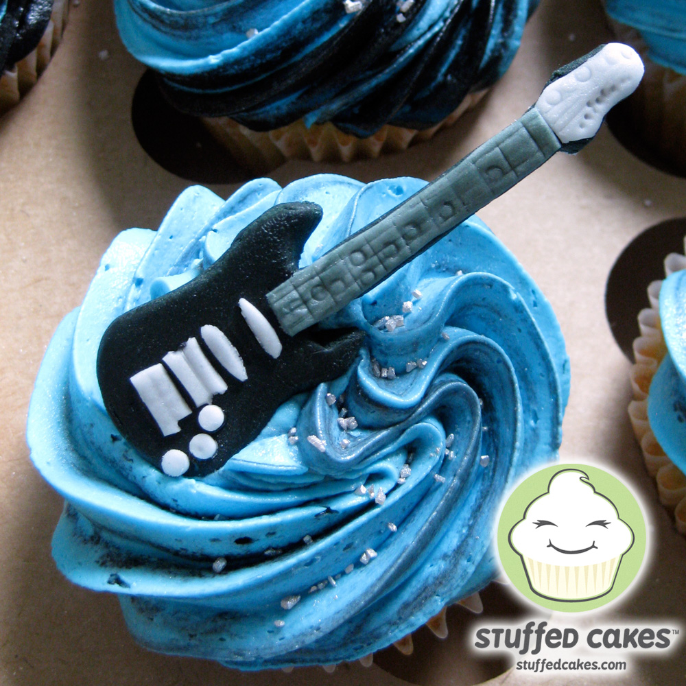 Guitar Cupcake