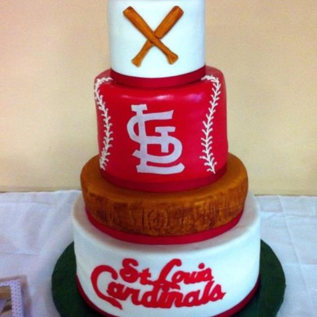 Happy Birthday Cardinals Cake