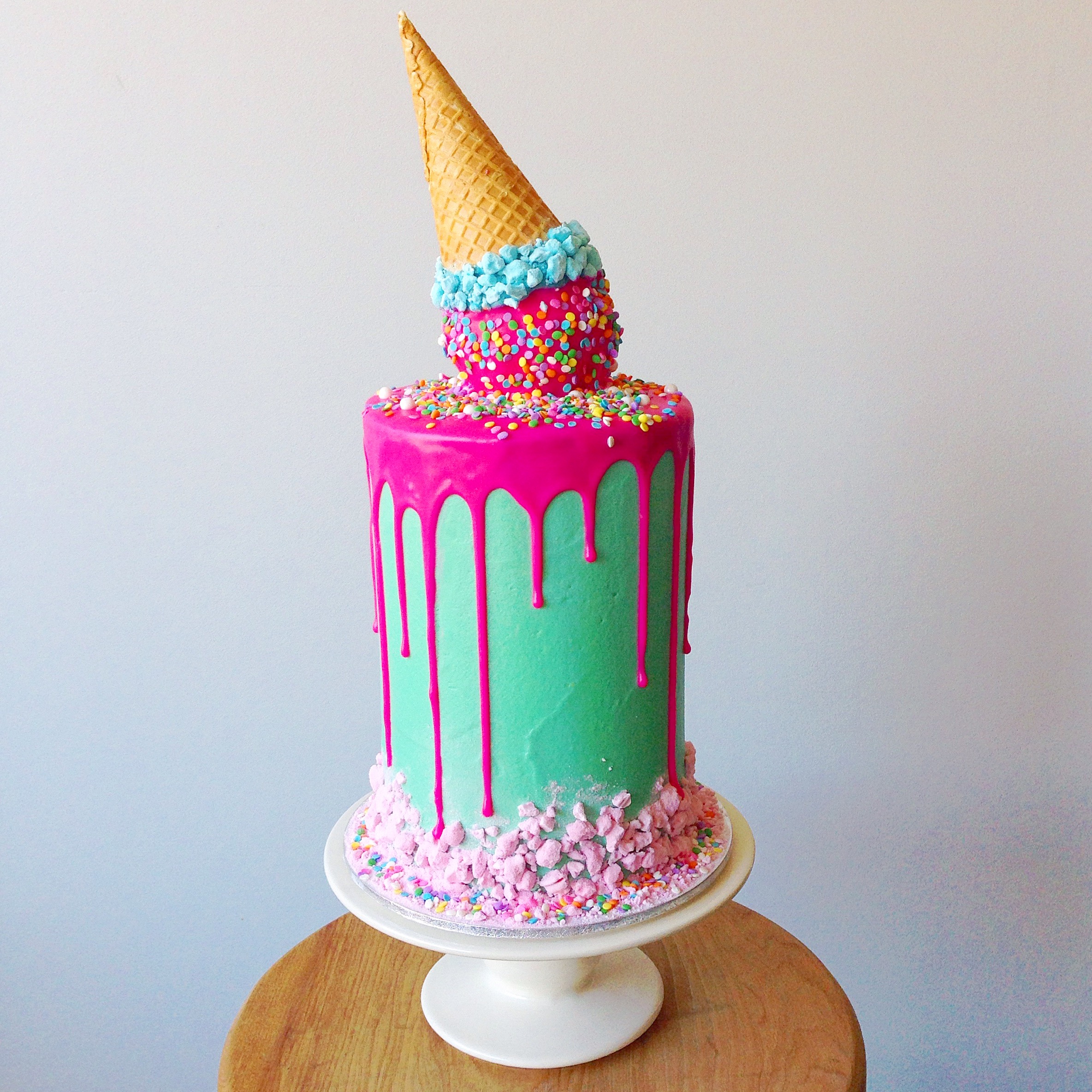 Ice Cream Cone Cake