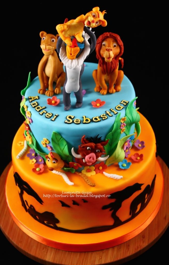 Lion King Birthday Cake