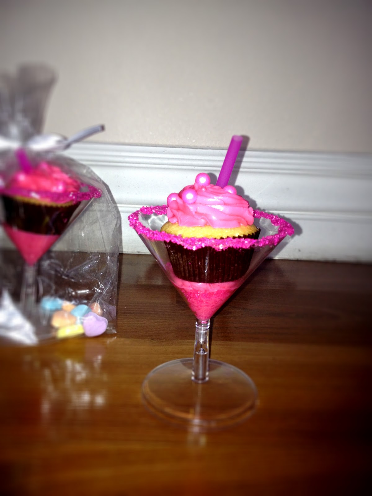 Martini Glass Cupcakes