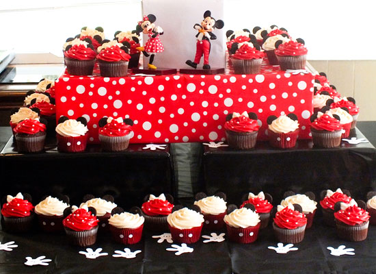 Mickey and Minnie Mouse Cupcake Ideas