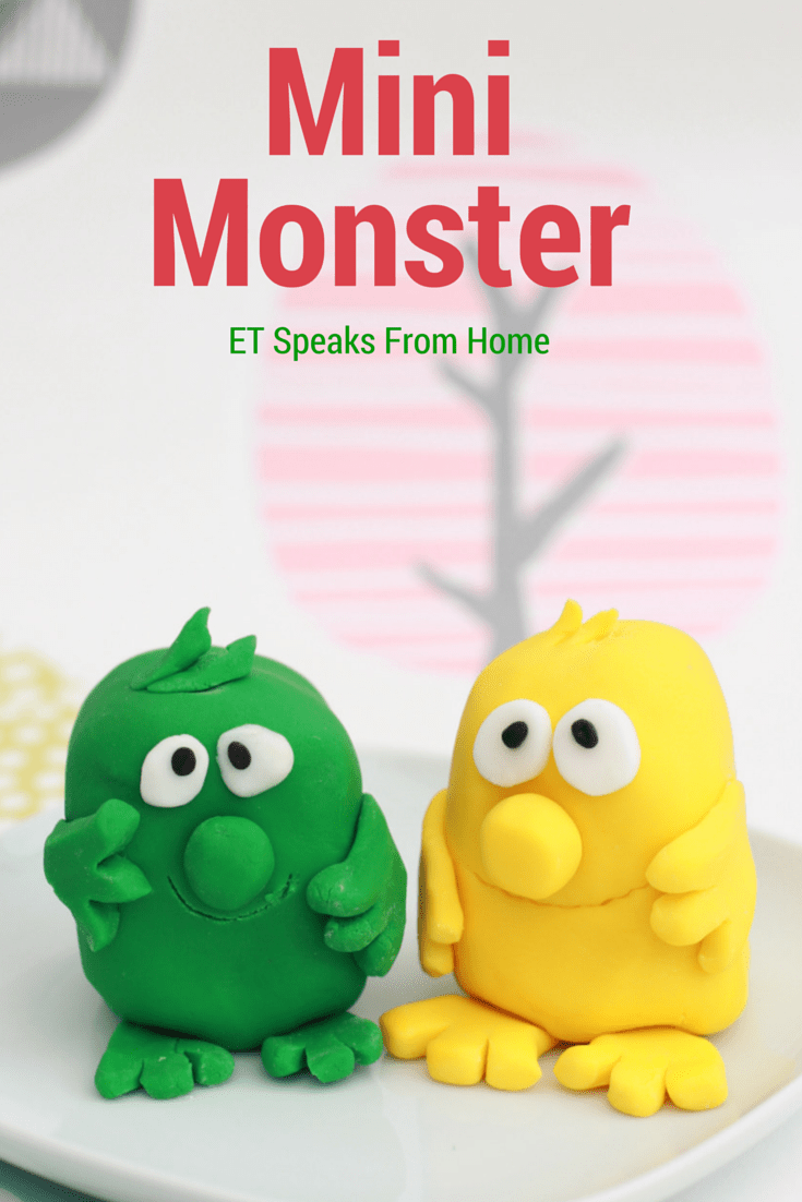 Mini Monster Birthday Cake