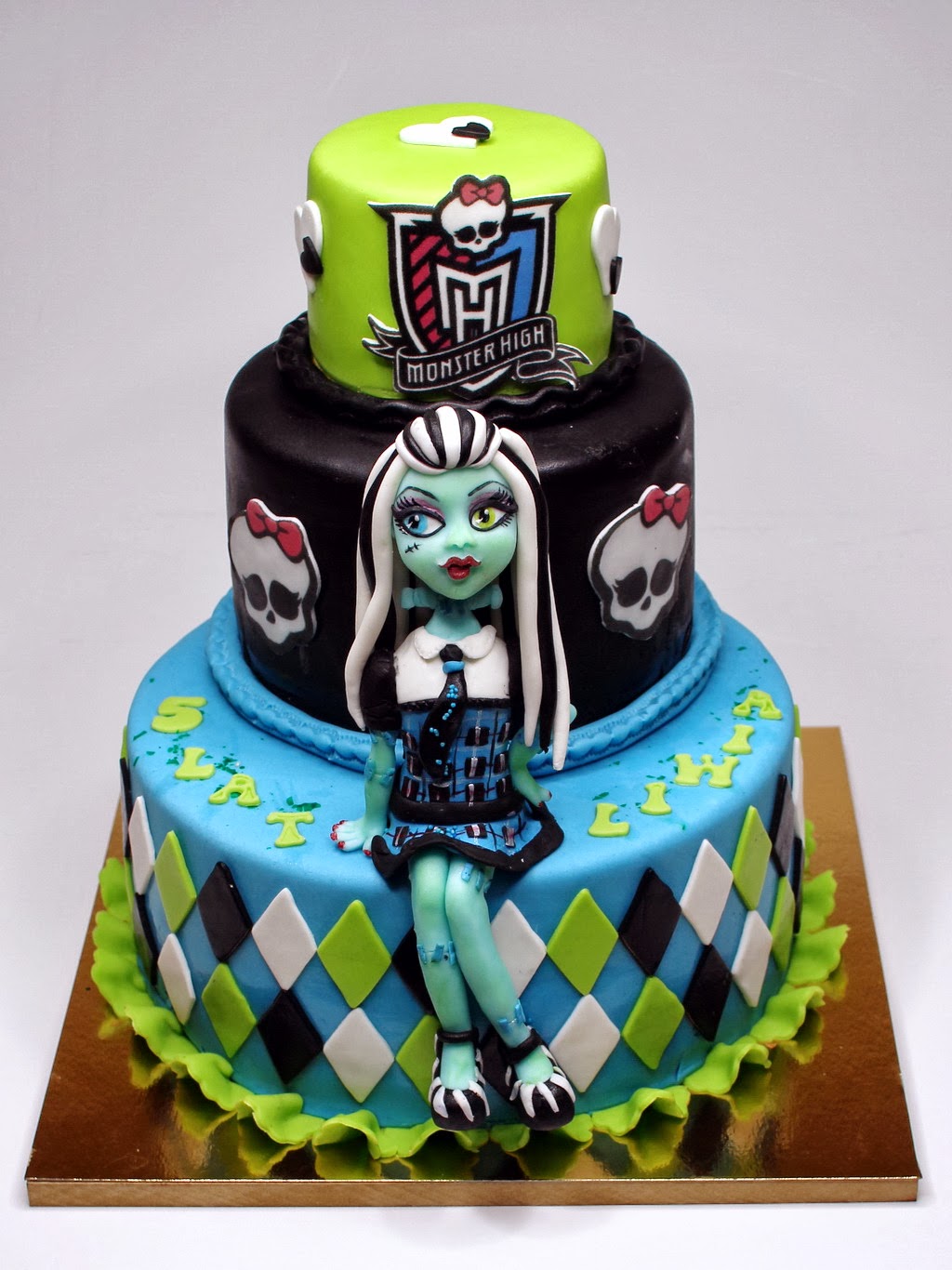 Monster High Frankie Stein Birthday Cake