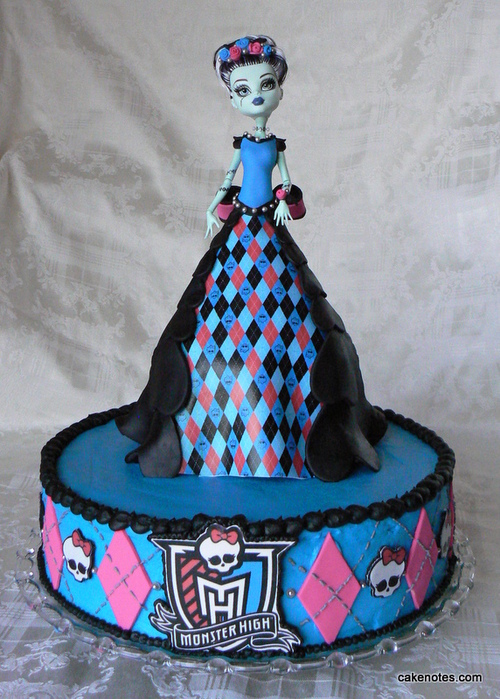 Monster High Frankie Stein Cake