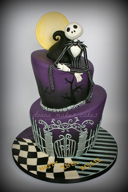 Nightmare Before Christmas Cake