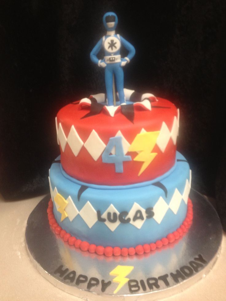 Power Ranger Birthday Cake Ideas