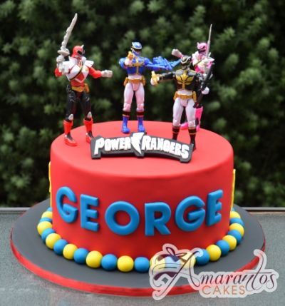 Power Rangers Birthday Cake