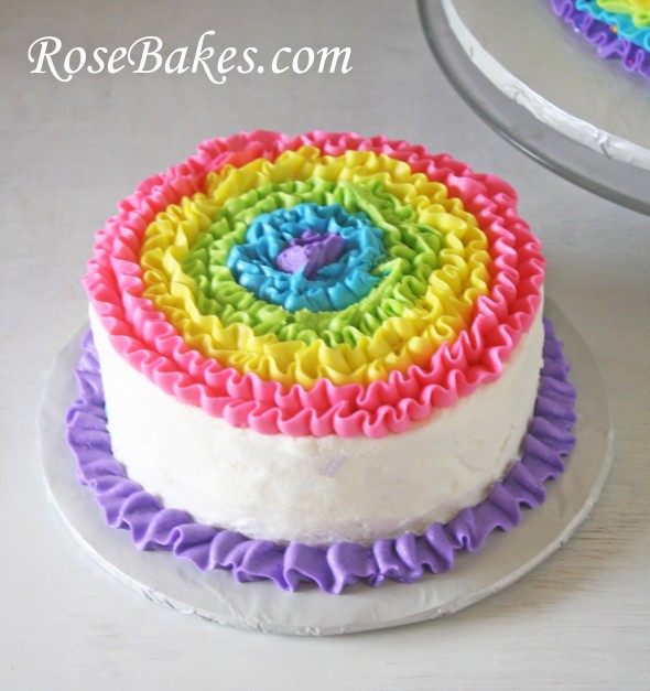 Rainbow Sprinkles Birthday Cake