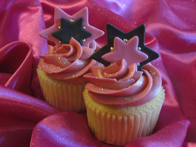 Rock Star Birthday Cupcakes