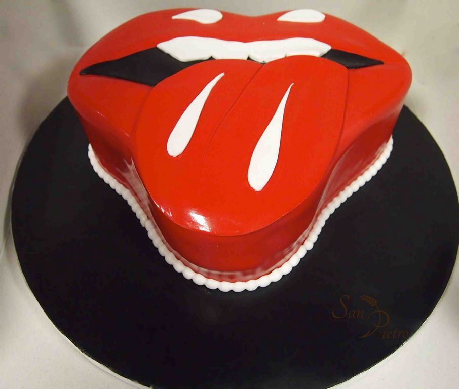 Rolling Stones Birthday Cake