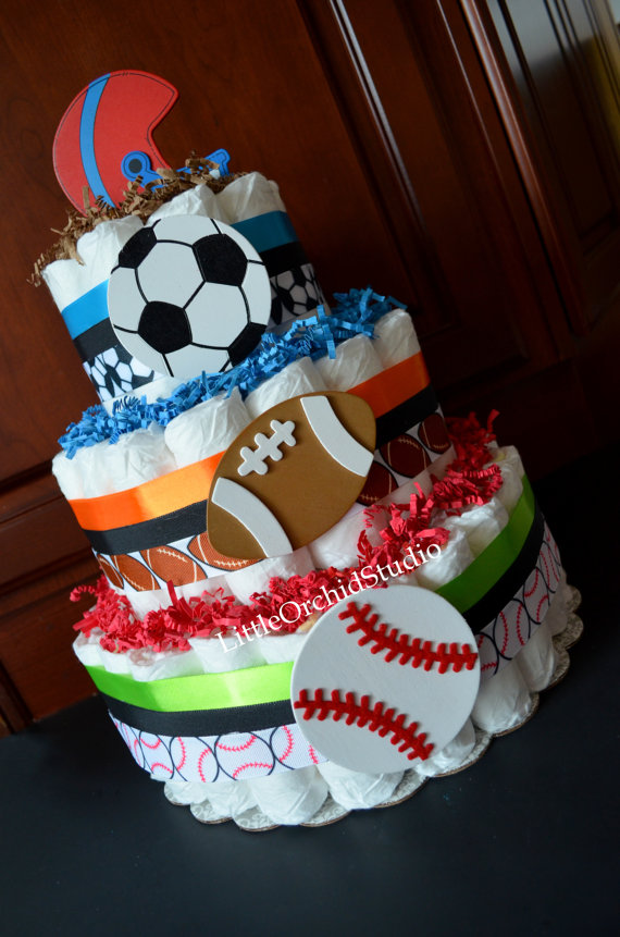 Sports Themed Baby Boy Shower Cakes Why Santa Claus