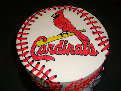 St. Louis Cardinals Happy Birthday Cake