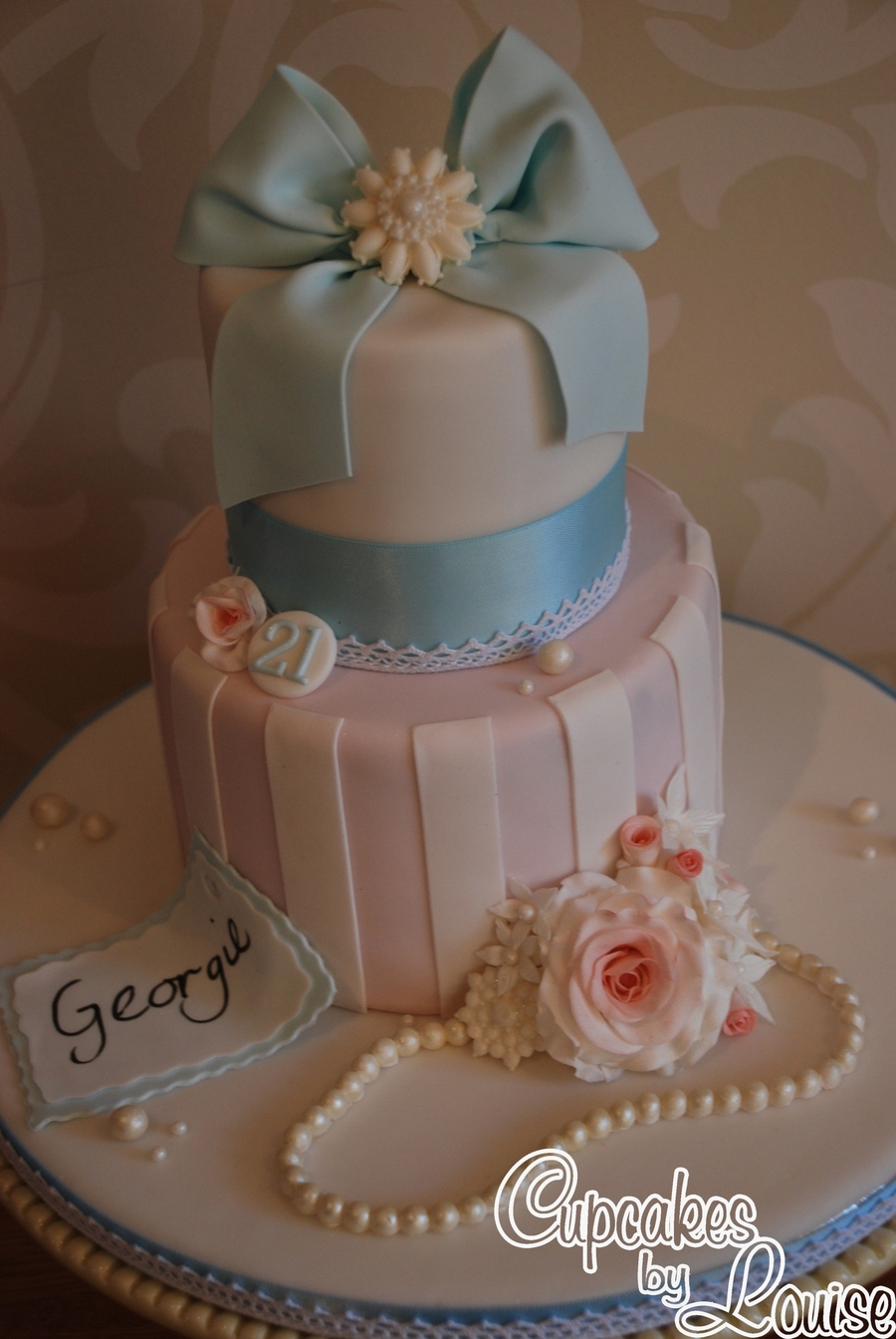 Vintage Birthday Cake