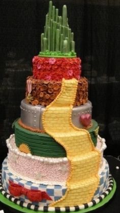 Yellow Brick Road Cake