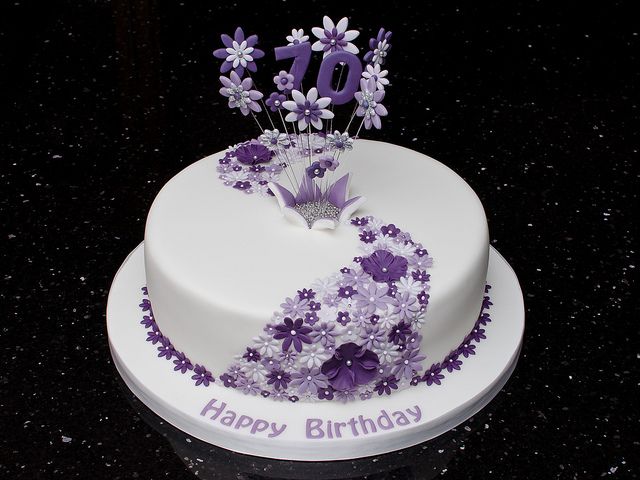 70th Birthday Cakes for Women