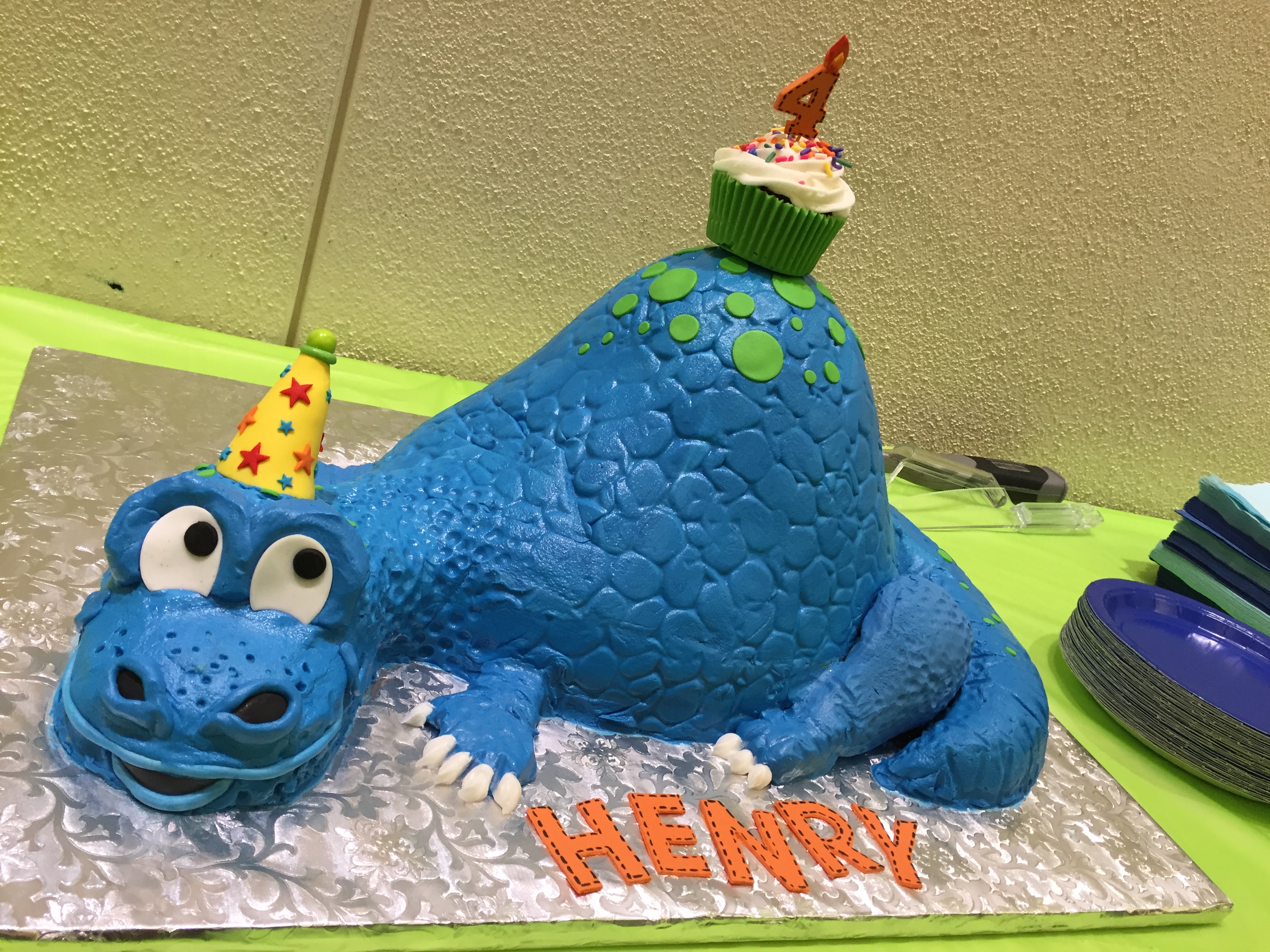 Amazing Dinosaur Cake