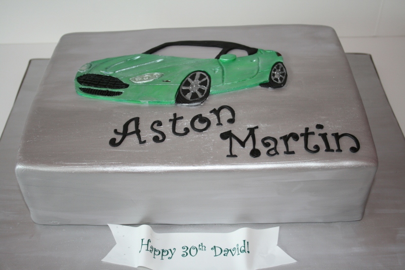 Aston Martin Birthday Cake