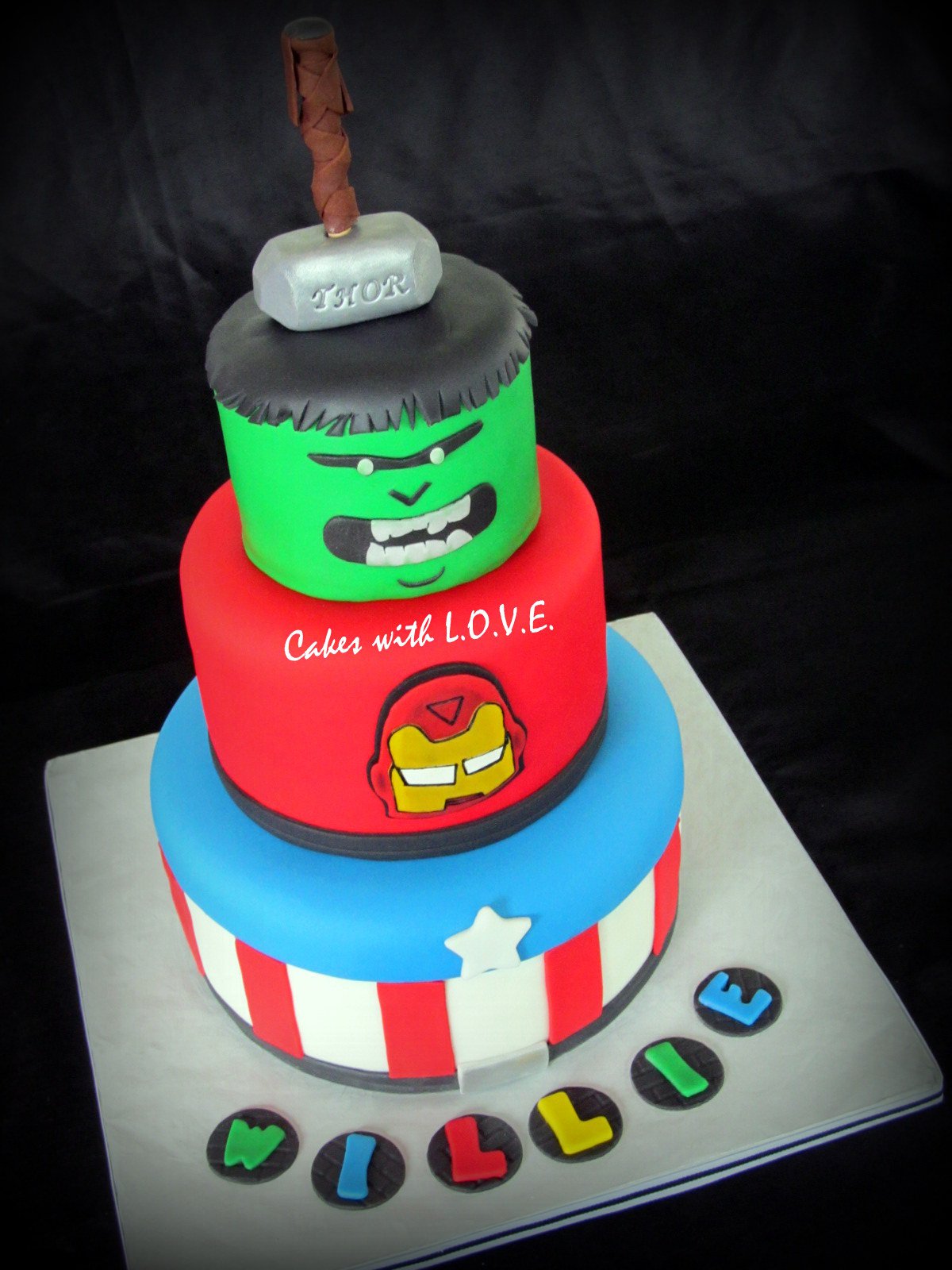 Avengers Cake