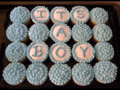 Baby Boy Shower Cupcake Cakes