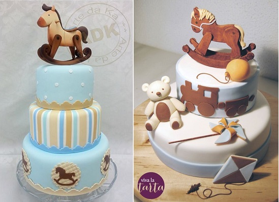 Baby Shower Cake Rocking Horse