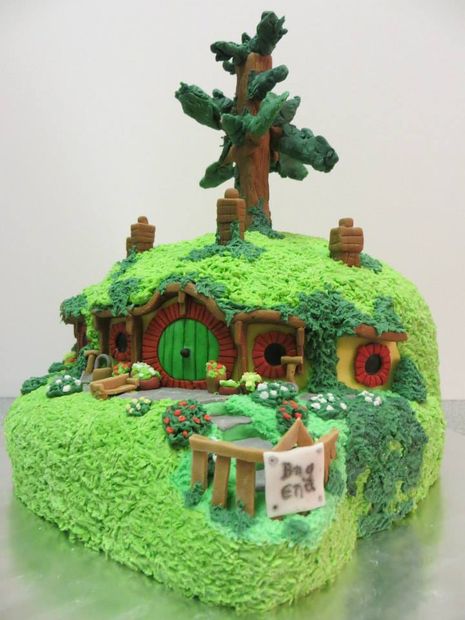 Bag End Cake